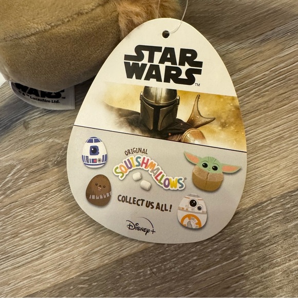 New 5" Star Wars Mandalorian Baby Yoda Grogu Squishmallow Rare Kellytoy NWT - Picture 10 of 10